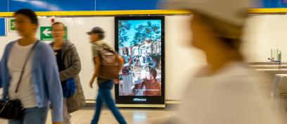 Campaña de Egyptian Tourism en el Metro de Madrid