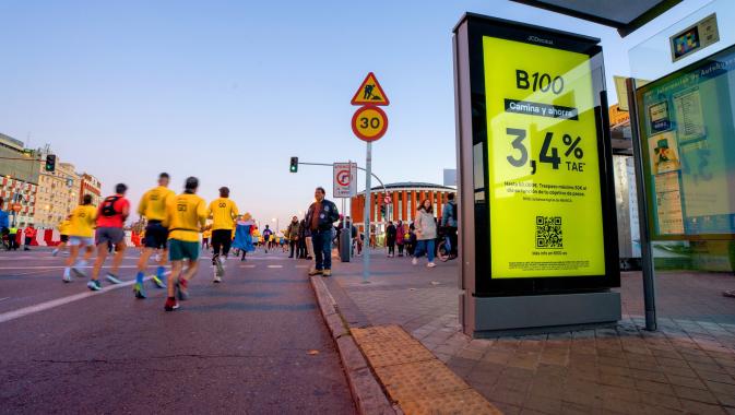 Campaña B100 - Circuito San Silvestre JCDecaux