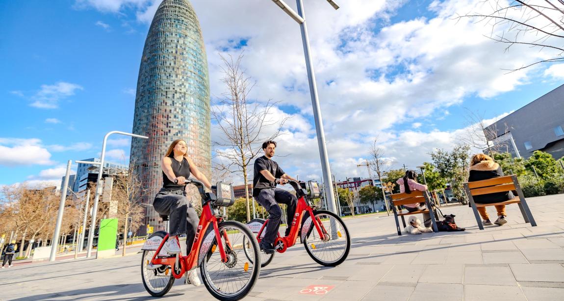 Bicing en Barcelona