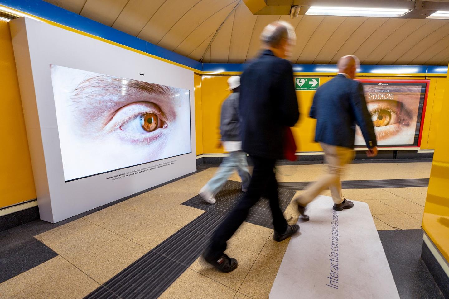 Campaña BBVA en el Metro de Madrid