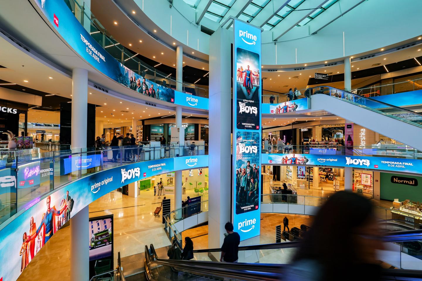 Campaña de Amazon Prime en Centro Comercial Plenilunio