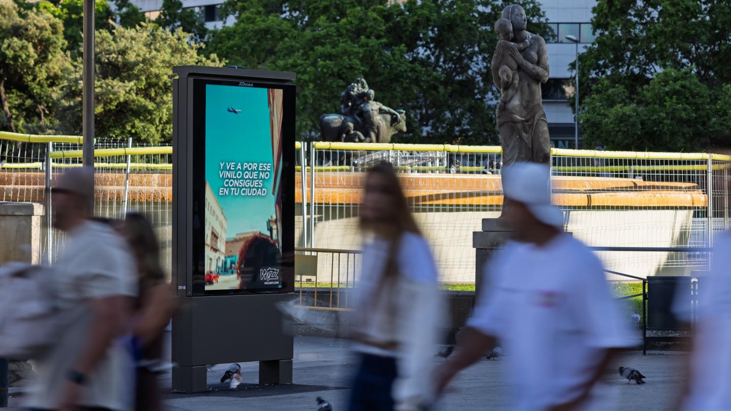 Campaña de WizzAir en Barcelona