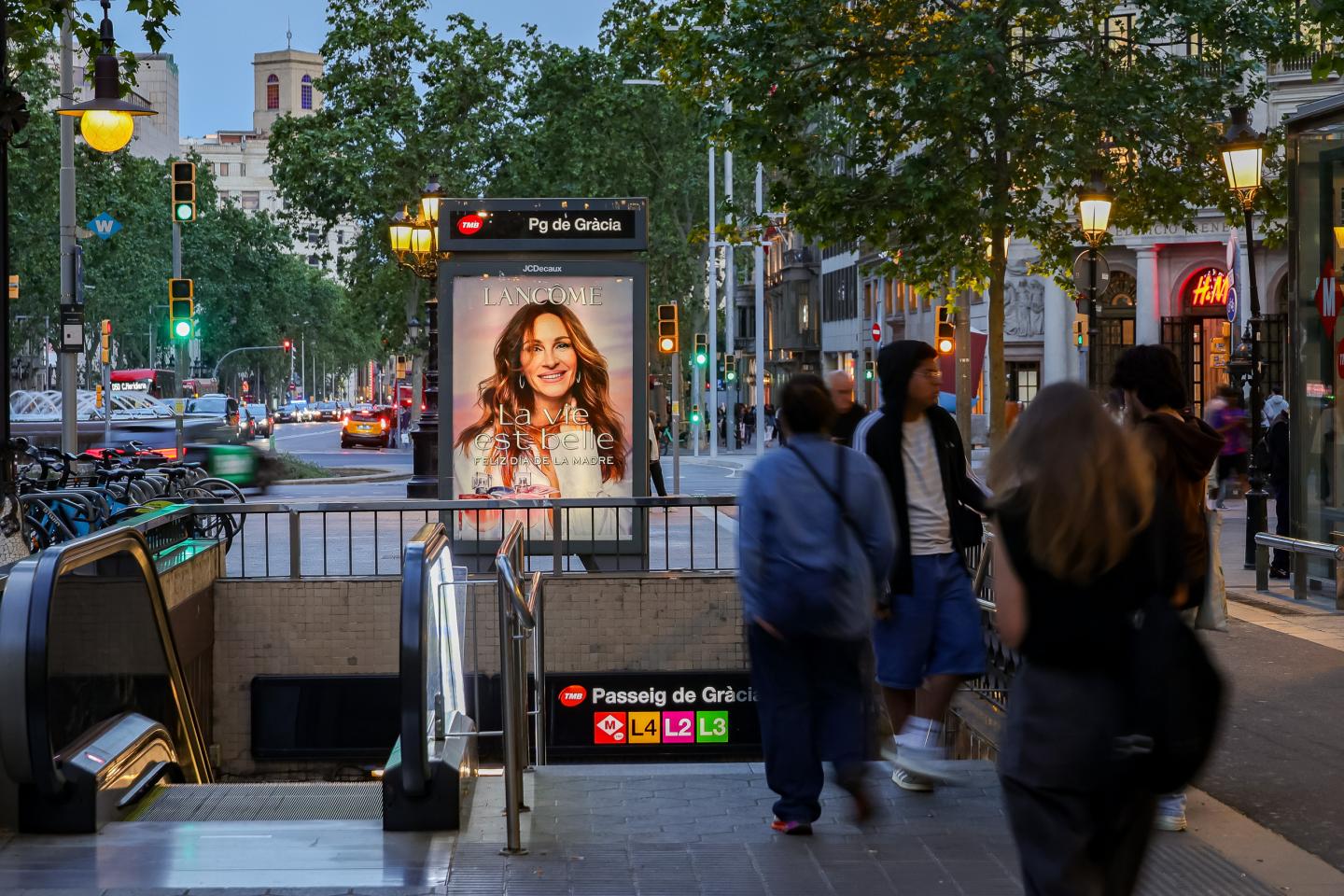Campaña Lancome en Barcelona