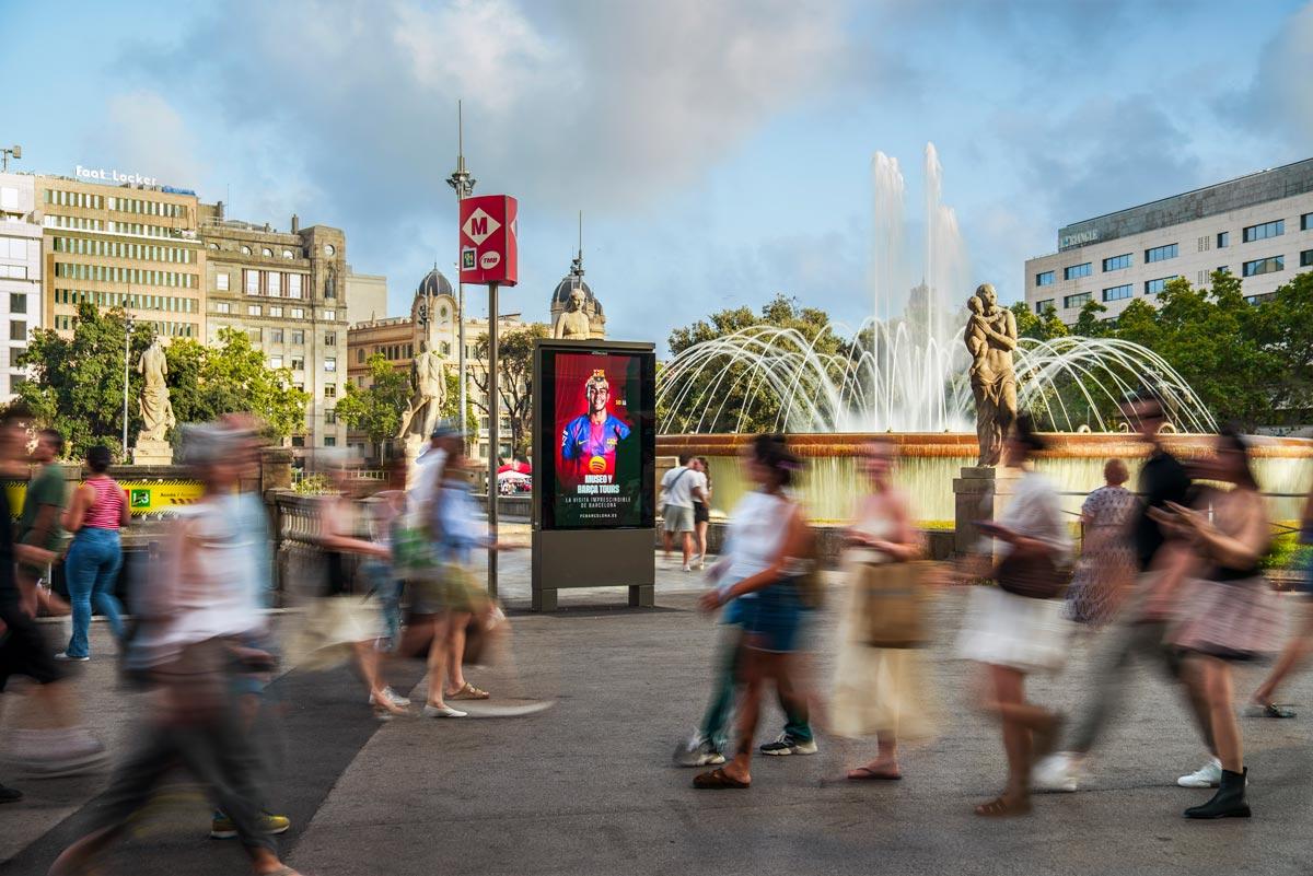 Mupi DS en Avenida Diagonal, Barcelona