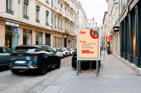 MUPI - Orpi inaugure la solution The mAIker - Lyon - JCDecaux