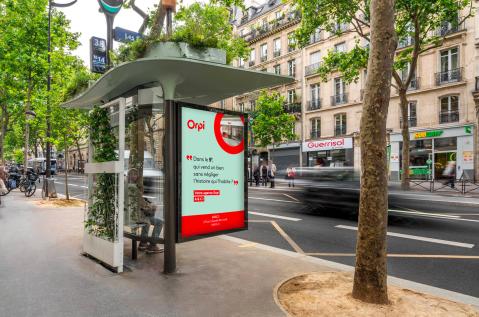 Abribus - Orpi inaugure la solution The mAIker - Paris - JCDecaux