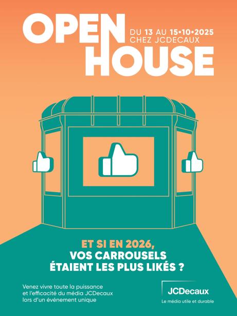 L’Open House JCDecaux revient du 13 au 15 octobre 2025