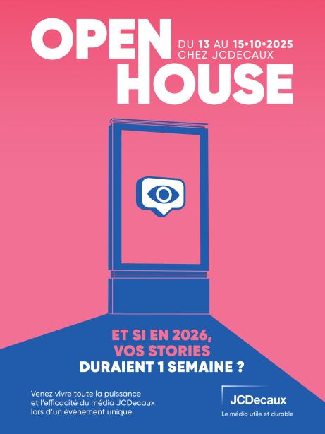 L’Open House JCDecaux revient du 13 au 15 octobre 2025
