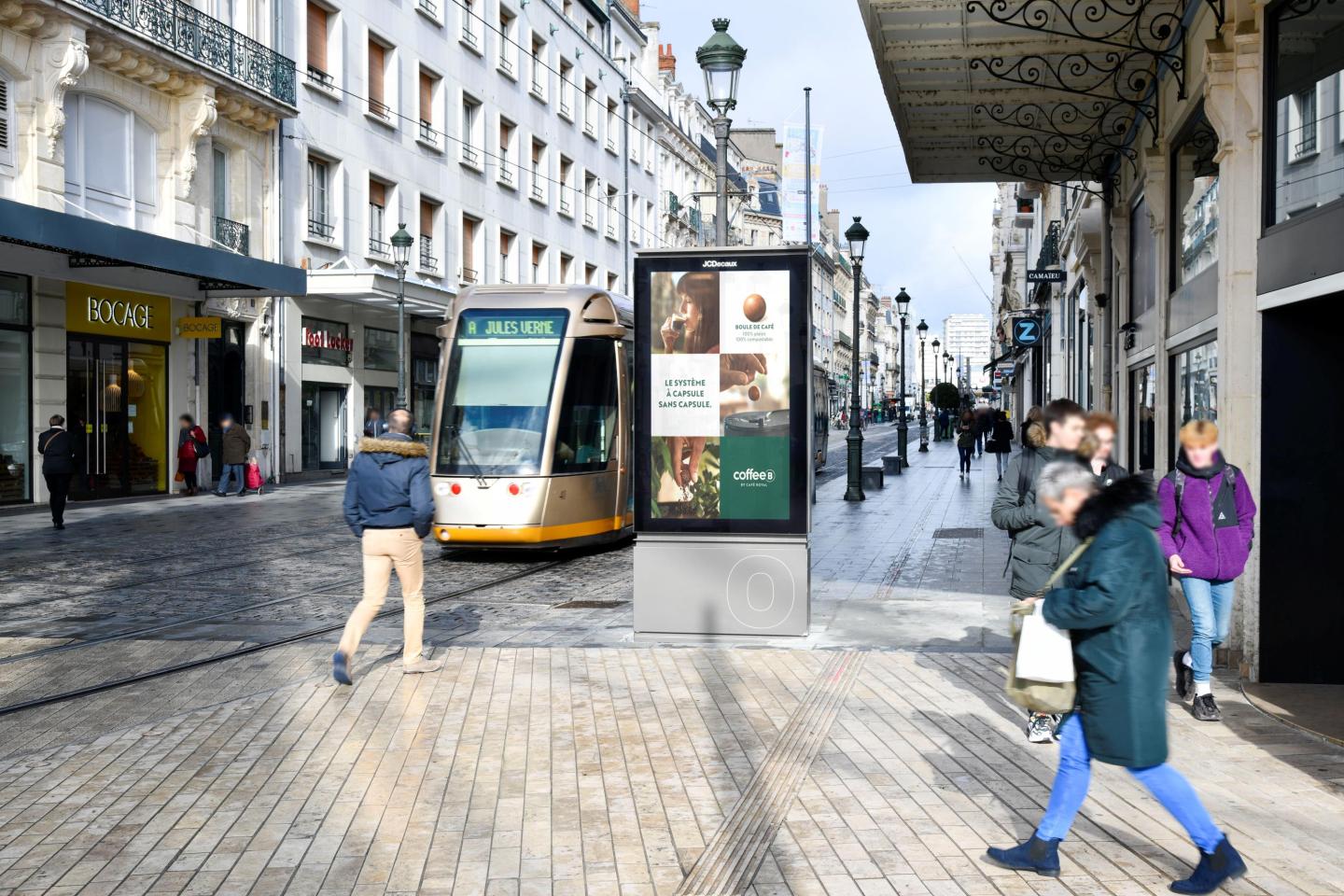 Renouvellement de Contrat Orléans - Abri voyageurs Bus Tramway - JCDecaux