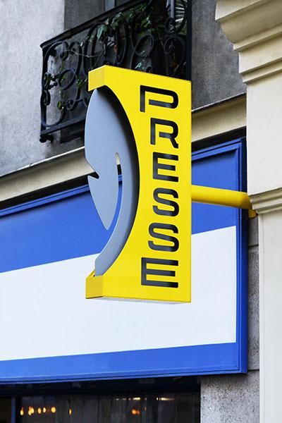 JCDecaux - Enseigne Presse © Morgane Le Gall