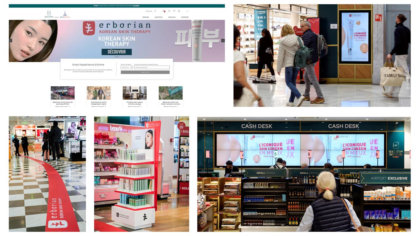 Erborian et Extime créent une expérience beauté immersive à Paris Aéroport
