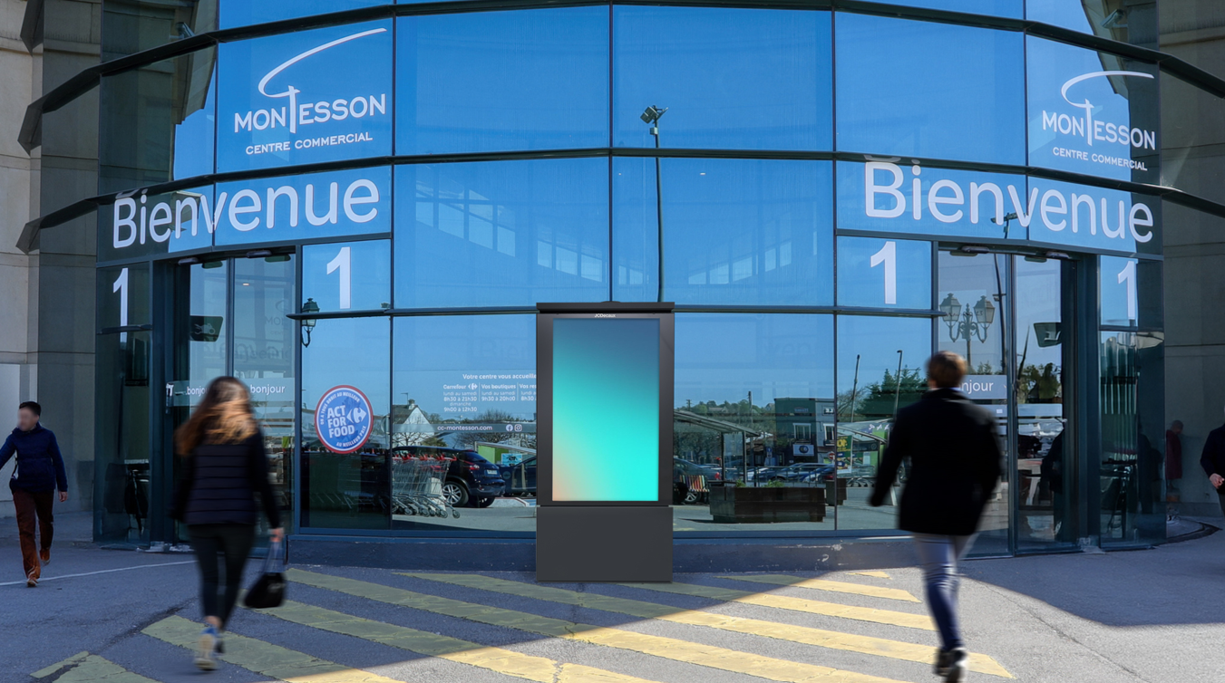 JCDecaux Carrefour Carmila Unlimitail Retail Media Physique DOOH