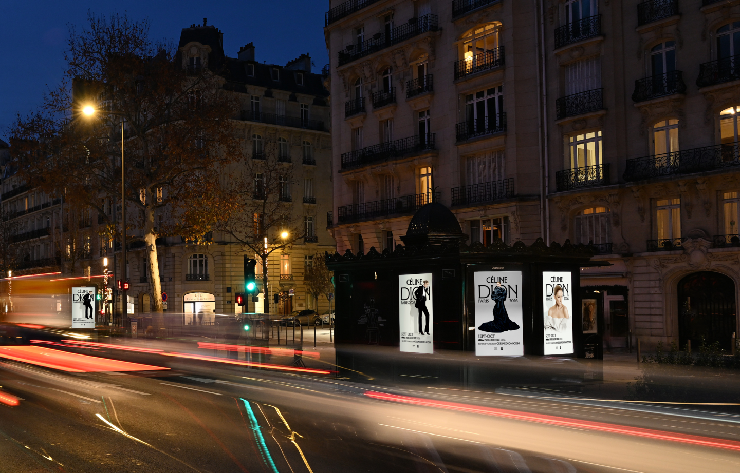 JCDecaux offre média d'exception - Céline Dion - Paris
