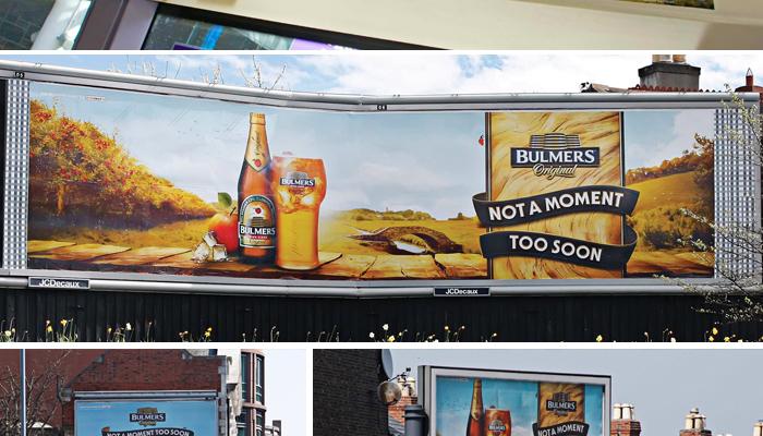 Bulmers is our April Campaign of the Month | JCDecaux Ireland