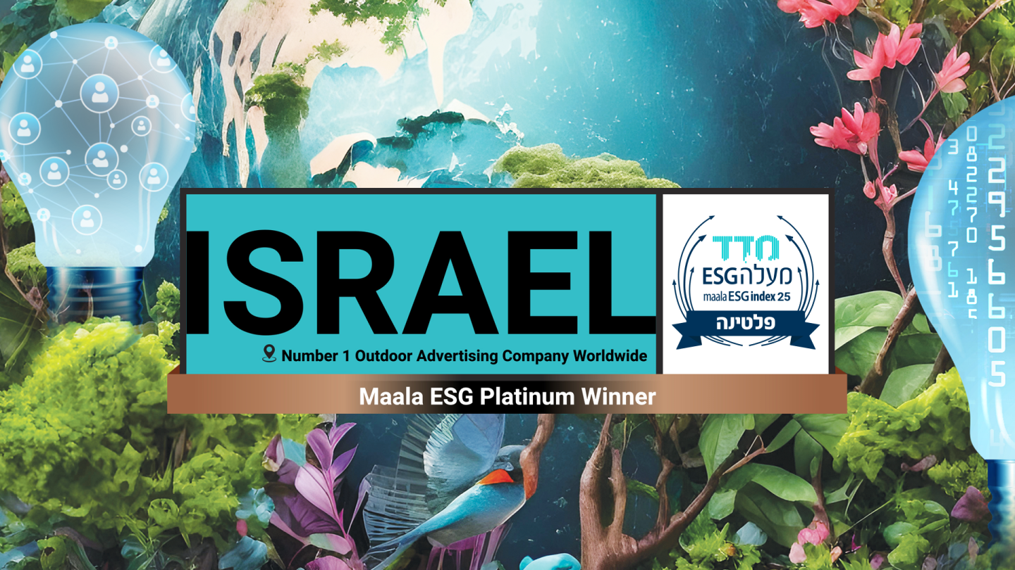jcdecaux israel platinum esg