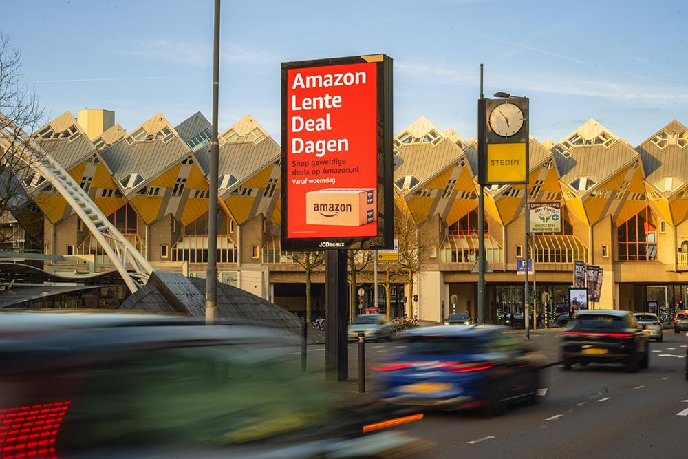 Digitale netwerk JCDecaux Nederland Buitenreclame Amazon Avenue OOH