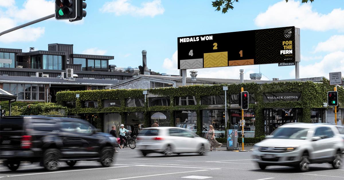 JCDecaux Billboard Auckland
