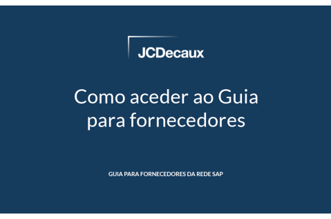 jcdecaux portal de fornecedores