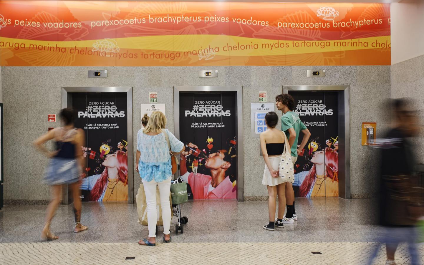 coca cola zero jcdecaux centros comerciais