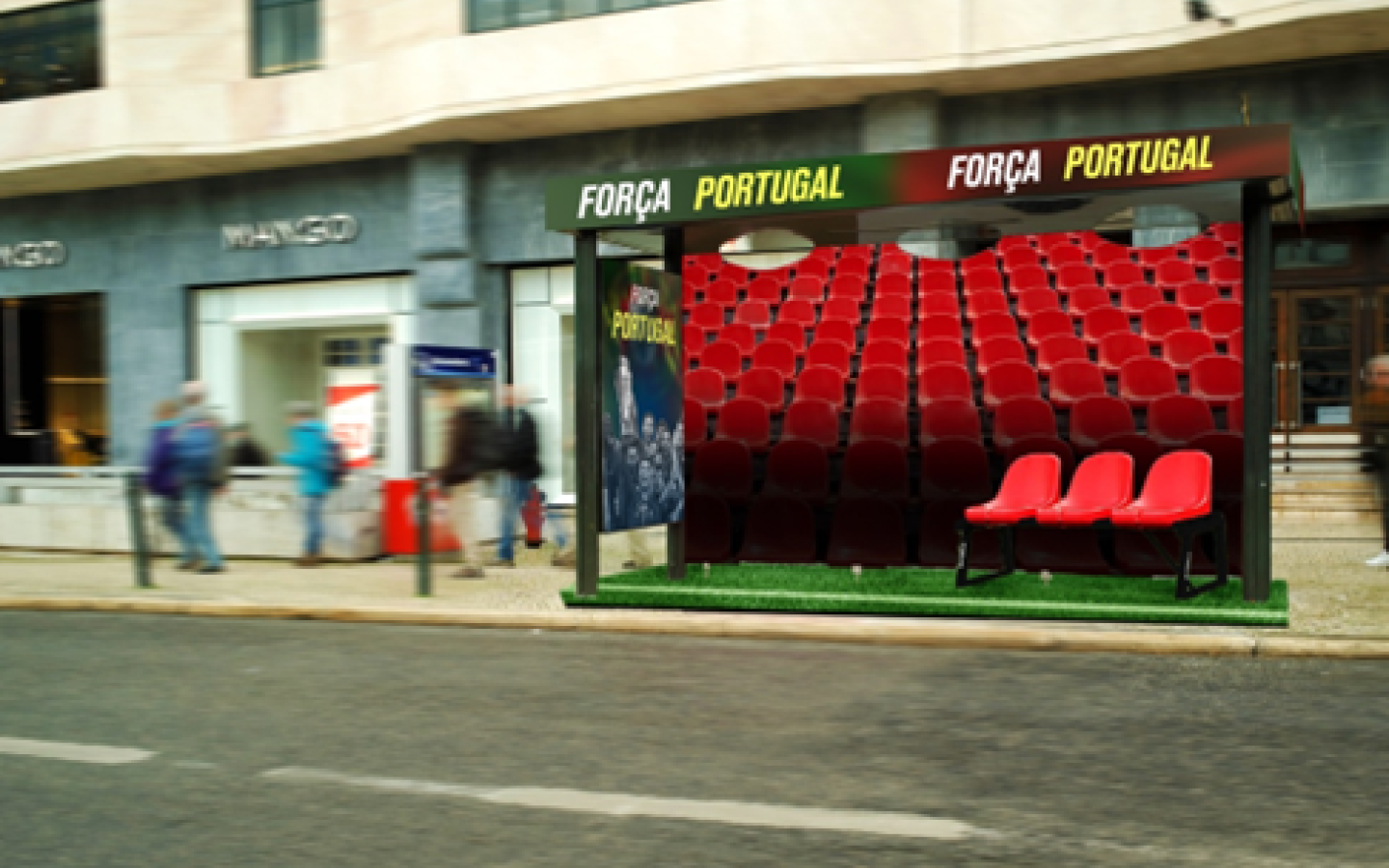 abrigo decoração especial JCDecaux