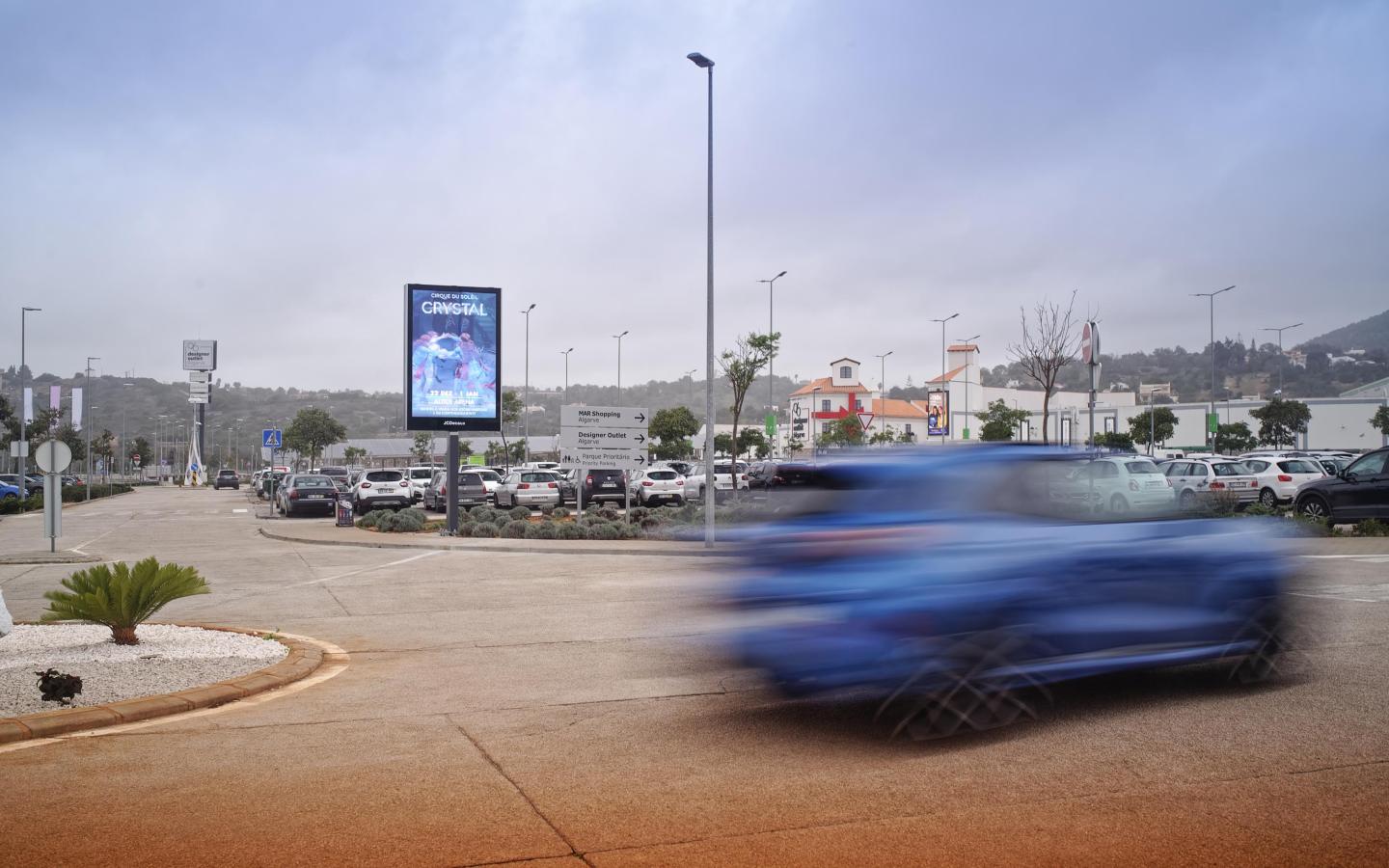 LED JCDecaux mar shopping algarve