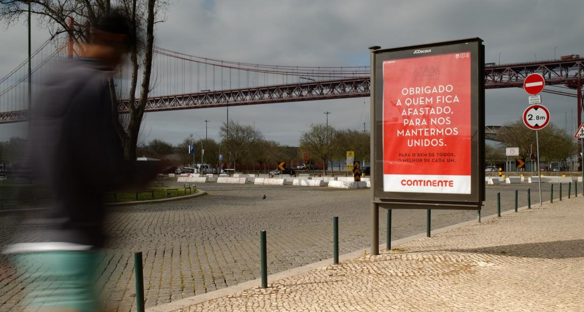 Campanha de agradecimento à linha da frente, por parte do Continente