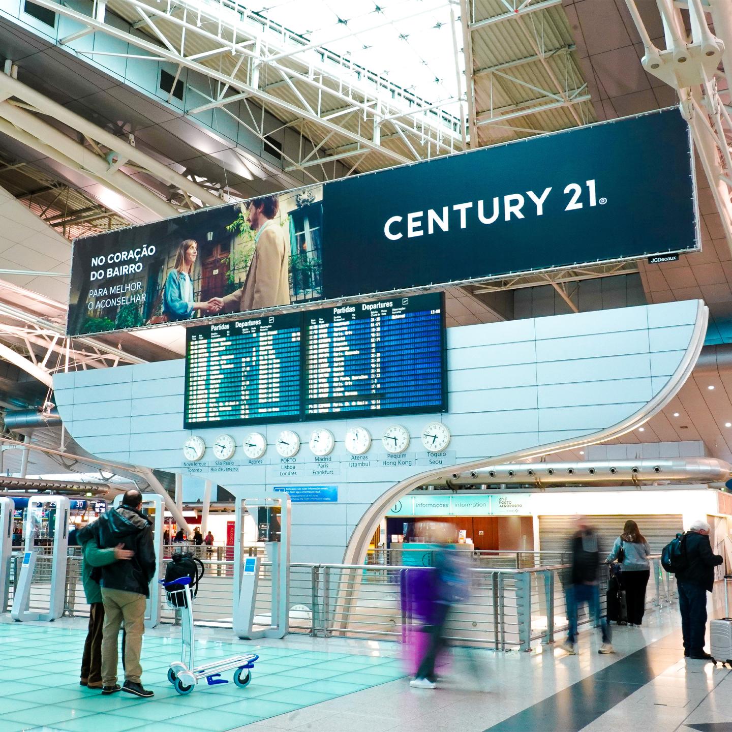 publicidade em aeroportos