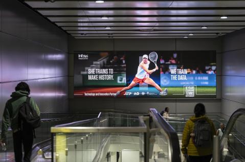 infosys billboard ad heathrow airport