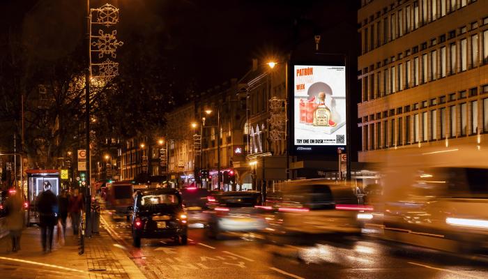 DUSK & Patrón: location-focused OOH driving app downloads and building ...