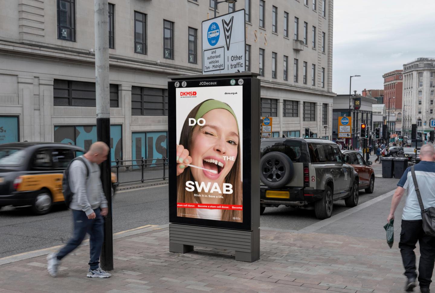 dkms foundation digital out of home d6 ad liverpool