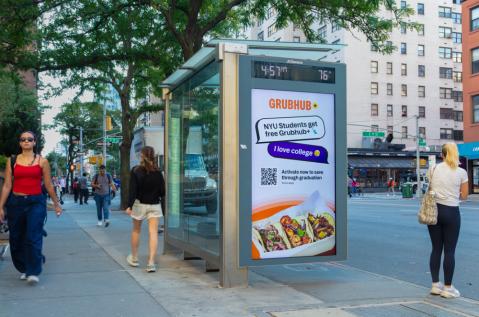 Promo Redemption NYC Bus Shelter JCDecaux OOH Advertising