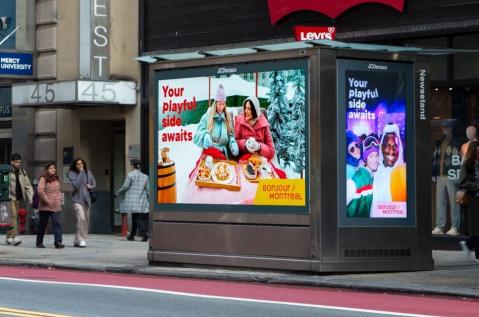 Montreal News Stand NYC OOH Advertising JCDecaux
