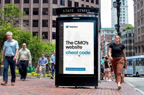 Web Flow JCDecaux Bus Shelter Advertising in Boston