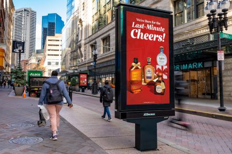 Diageo Boston Digital CIP JCDecaux OOH Advertising
