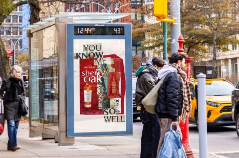 Macallan NYC Digital Newsstand JCDecaux OOH Advertising