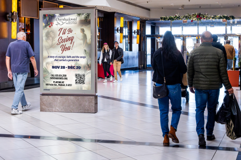 Overshadowed Productions JCDecaux Woodfield Mall OOH Advertising