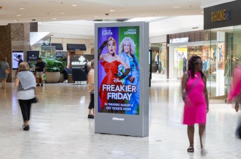 Freakier Friday Short Hills Mall JCDecaux OOH Advertising