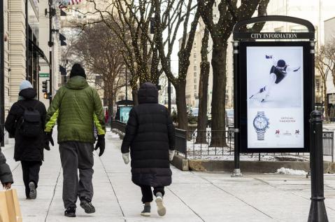 Omega JCDecaux Winter Olympics Digital OOH Chicago