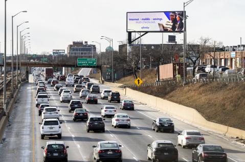 Comcast JCDecaux Digital Billboard Chicago Advertising