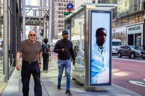 Charles Tyrwhitt NYC JCDecaux OOH Advertising Digital