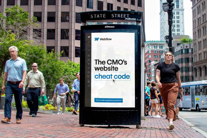 Web Flow JCDecaux Bus Shelter Advertising in Boston