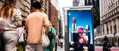 Louis Vuitton Bus Shelter Advertising NYC JCDecaux