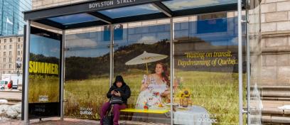 Quebec Bus Shelter JCDecaux Innovate OOH Advertising