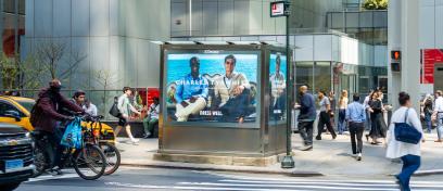 Charles Tyrwhitt NYC JCDecaux OOH Advertising Digital