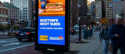Boston Pepsi Local Eats Co-op Branding Digital CIP JCDecaux OOH Advertising