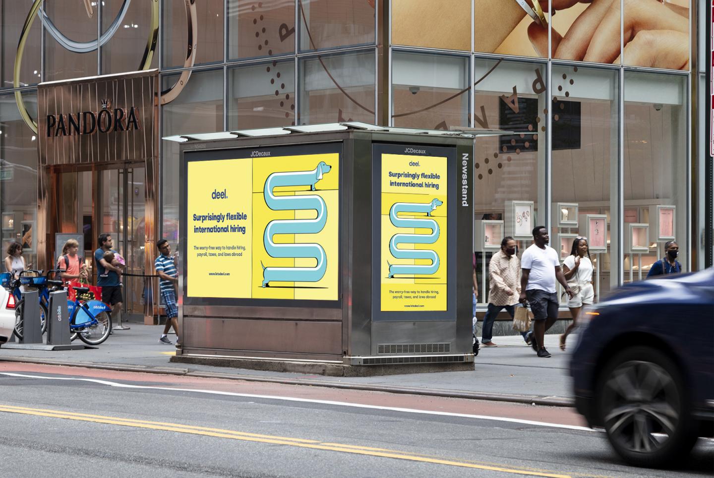 For Hire on Street Furniture JCDecaux