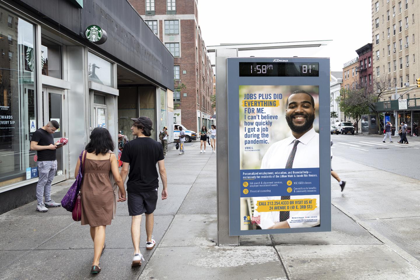 For Hire on Street Furniture JCDecaux