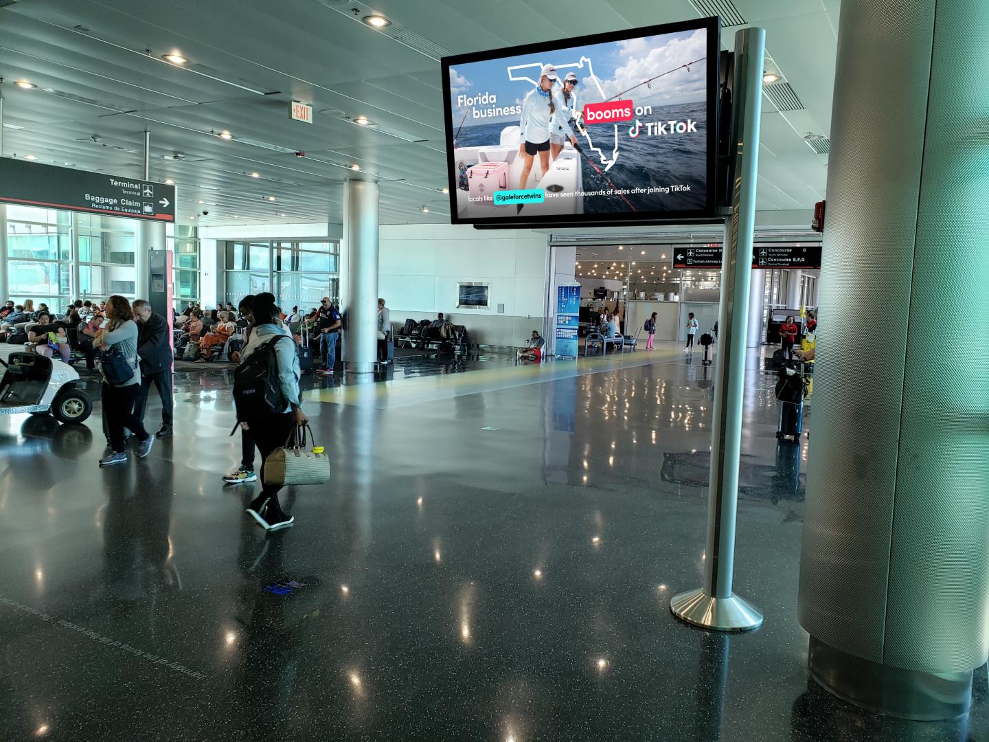 Tiktok advertises to small business owners on our Miami prestige digital network