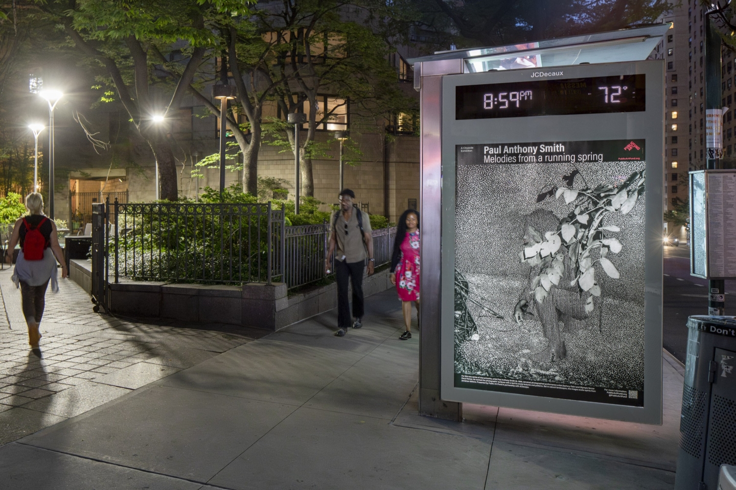 New York Bus Shelter, Nicholas Knight, Courtesy of Public Art Fund, NY.