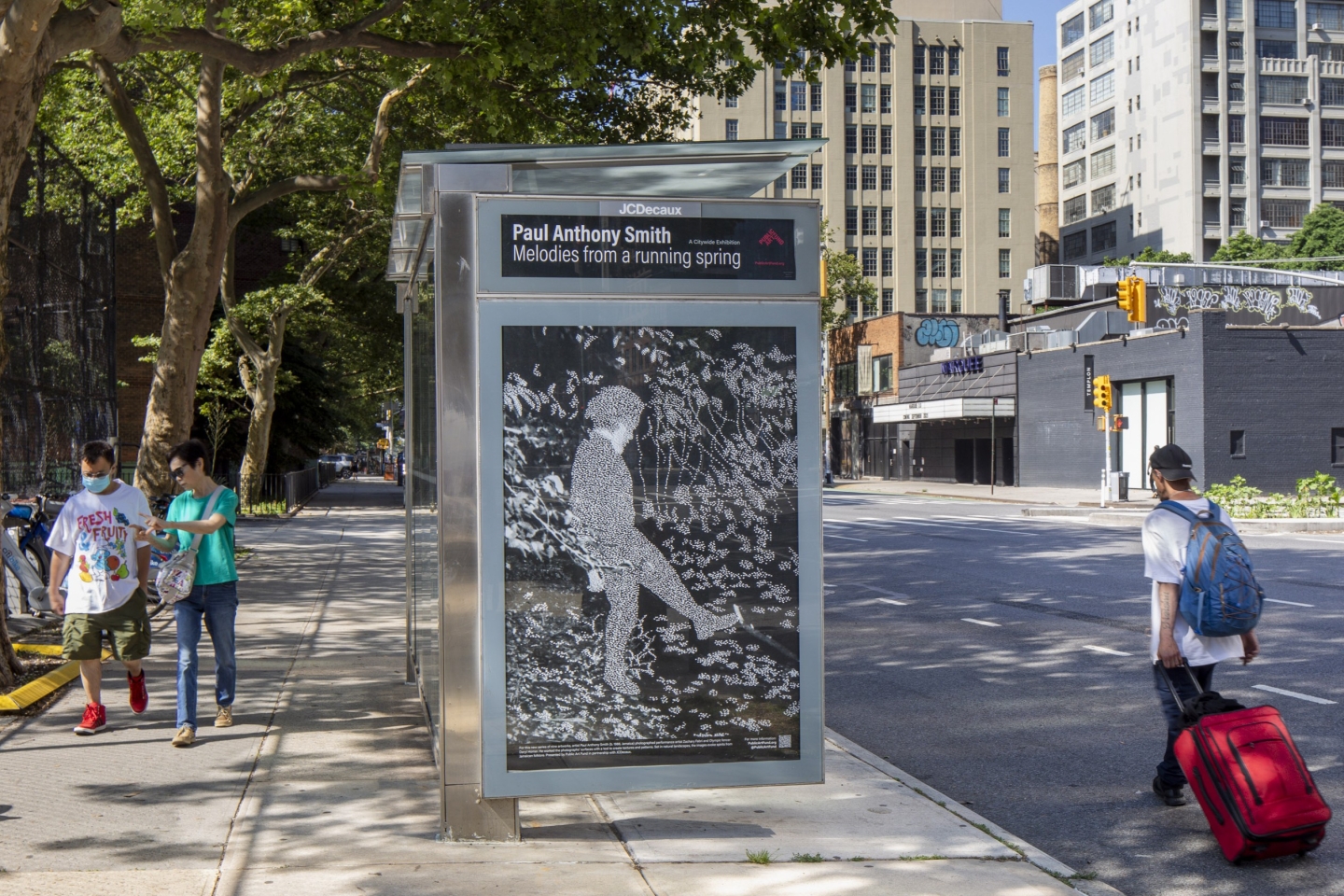 New York Bus Shelter, Nicholas Knight, Courtesy of Public Art Fund, NY.
